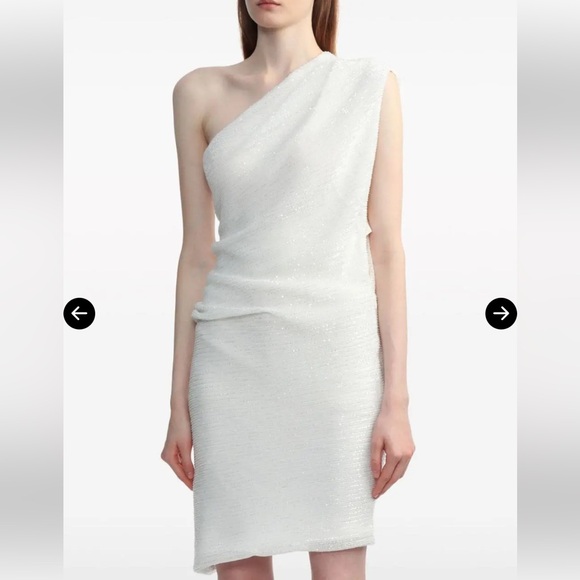 IRO Paris Haidi One Shoulder Sequin Mini Dress NWT - Picture 5 of 9